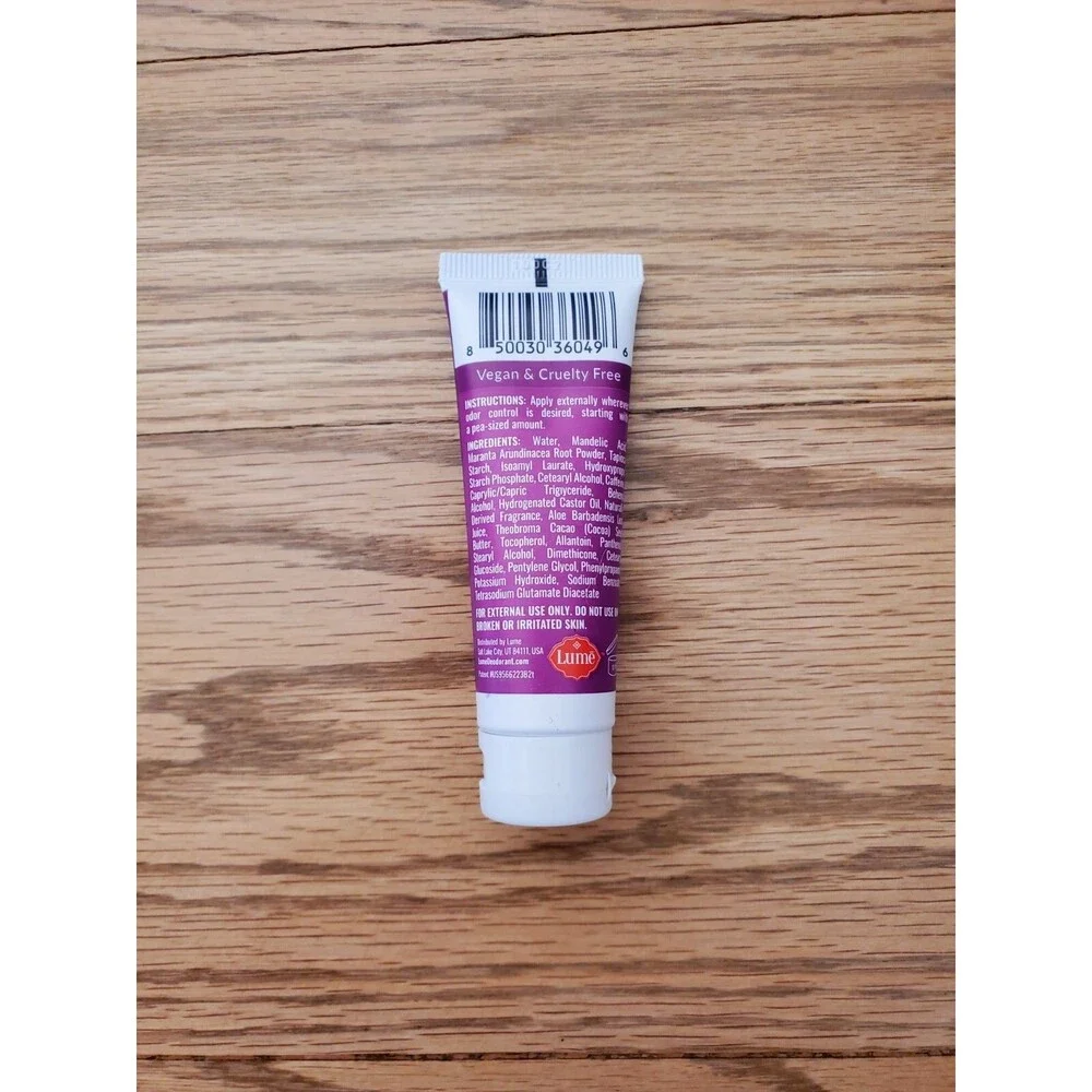 Lume Deodorant 0.75 oz Cream Travel Size Qty 1 - Peony Rose NEW Sealed